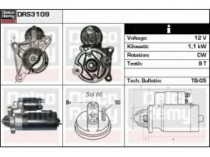 DELCO REMY DRS3109 starteris 
 Elektros įranga -> Starterio sistema -> Starteris
5802C0, 5802C1, 5802E4, 5802E5