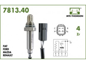 MTE-THOMSON 7813.40.040 lambda jutiklis 
 Išmetimo sistema -> Jutiklis/zondas
F62Z-9F472-FF, AJ51-18-861, AJ51-18-8619U