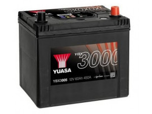 YUASA YBX3005 starterio akumuliatorius 
 Elektros įranga -> Akumuliatorius