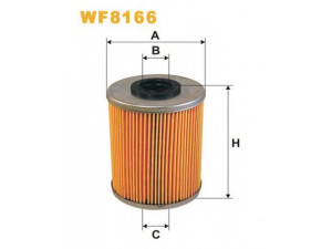 WIX FILTERS WF8166 kuro filtras 
 Techninės priežiūros dalys -> Papildomas remontas
5818508, 5818509, 802721, 818531