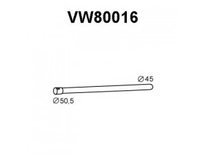VENEPORTE VW80016 išleidimo kolektorius 
 Išmetimo sistema -> Išmetimo vamzdžiai
165253203A, 191253203A