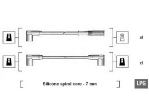 MAGNETI MARELLI 941095650605 uždegimo laido komplektas 
 Kibirkšties / kaitinamasis uždegimas -> Uždegimo laidai/jungtys