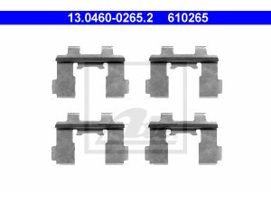 ATE 13.0460-0265.2 priedų komplektas, diskinių stabdžių trinkelės 
 Stabdžių sistema -> Diskinis stabdys -> Stabdžių dalys/priedai