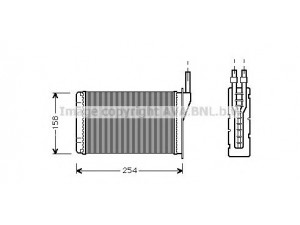 AVA QUALITY COOLING RT6087 šilumokaitis, salono šildymas 
 Šildymas / vėdinimas -> Šilumokaitis
7701027040, 7701027078