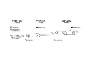 VENEPORTE 450156 išmetimo sistema 
 Išmetimo sistema -> Išmetimo sistema, visa