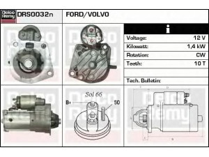 DELCO REMY DRS0032N starteris 
 Elektros įranga -> Starterio sistema -> Starteris
1379703, 1525795, 6G9N11000JA, 6G9N11000JB