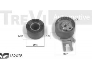 TREVI AUTOMOTIVE KD1236 paskirstymo diržo komplektas 
 Techninės priežiūros dalys -> Papildomas remontas
31258305, 31330188