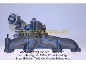 SCHLÜTTER TURBOLADER 166-02791 kompresorius, įkrovimo sistema 
 Išmetimo sistema -> Turbokompresorius