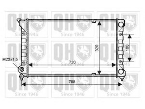 QUINTON HAZELL QER2351 radiatorius, variklio aušinimas
357 121 253AB, 357 121 253AB, 357 121 253AB