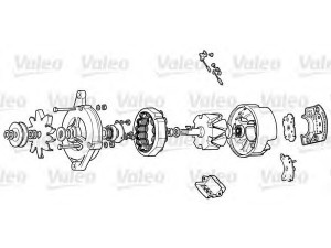 VALEO 7552D kintamosios srovės generatorius