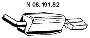 EBERSPÄCHER 08.191.82 galinis duslintuvas
8 52 361, 8 52 887