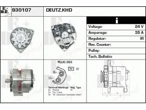 EDR 930107 kintamosios srovės generatorius
1181737, 1182042