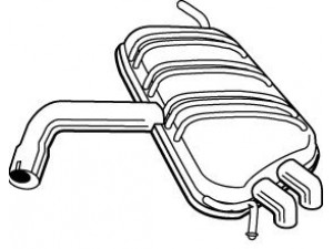 FONOS 25072 galinis duslintuvas 
 Išmetimo sistema -> Duslintuvas
5P5253609C