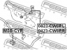 FEBEST 0423-CW8RR šarnyro stabilizatorius 
 Ašies montavimas/vairavimo mechanizmas/ratai -> Stabilizatorius/fiksatoriai -> Savaime išsilyginanti atrama
05174245AA, MN184194, 5178.49