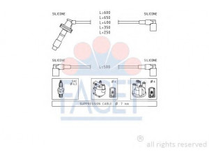 FACET 4.7064 uždegimo laido komplektas 
 Kibirkšties / kaitinamasis uždegimas -> Uždegimo laidai/jungtys
74 39 135 700, 74 39 445 258, 9135701