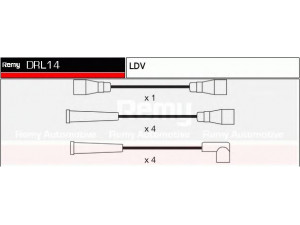 DELCO REMY DRL14 uždegimo laido komplektas 
 Kibirkšties / kaitinamasis uždegimas -> Uždegimo laidai/jungtys