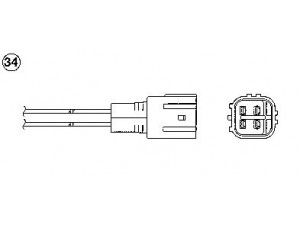 NGK 1362 lambda jutiklis 
 Variklis -> Variklio elektra
89465-33180, 89465-33180