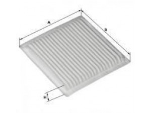 UNIFLUX FILTERS XC385 filtras, salono oras 
 Filtrai -> Oro filtras, keleivio vieta
87139-48020