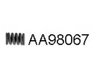 VENEPORTE AA98067 spyruoklė, išmetimo vamzdis 
 Išmetimo sistema -> Surinkimo dalys -> Atskiros surinkimo dalys -> Spyruoklė
171221