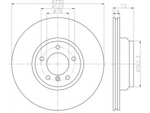 HELLA 8DD 355 111-931 stabdžių diskas 
 Stabdžių sistema -> Diskinis stabdys -> Stabdžių diskas
34116764645, 34116854999