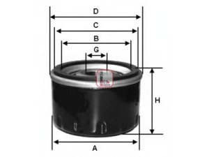 SOFIMA S 3297 R alyvos filtras 
 Filtrai -> Alyvos filtras
82407227, HKJ2208, 005557147R91