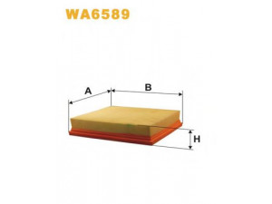 WIX FILTERS WA6589 oro filtras 
 Techninės priežiūros dalys -> Techninės priežiūros intervalai
2585, 6040940904, 6040941004, 6040941904