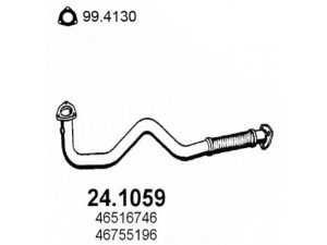 ASSO 24.1059 išleidimo kolektorius 
 Išmetimo sistema -> Išmetimo vamzdžiai
0046516746, 46516746, 46755196