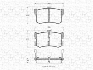 MAGNETI MARELLI 363702161012 stabdžių trinkelių rinkinys, diskinis stabdys 
 Techninės priežiūros dalys -> Papildomas remontas
43022SG9000, GBP90300, GBP90304