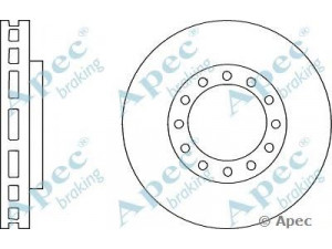 APEC braking DSK2940 stabdžių diskas
897168632, 897317877