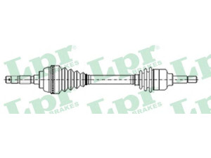 LPR DS29003 kardaninis velenas 
 Ratų pavara -> Kardaninis velenas
21082215011