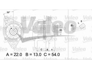 VALEO 437338 kintamosios srovės generatorius 
 Elektros įranga -> Kint. sr. generatorius/dalys -> Kintamosios srovės generatorius
37300-22200, 3730022200