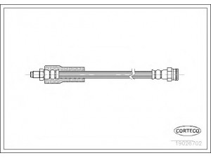 CORTECO 19026702 stabdžių žarnelė 
 Stabdžių sistema -> Stabdžių žarnelės
480627, 480627