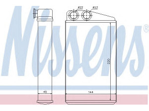 NISSENS 73249 šilumokaitis, salono šildymas 
 Šildymas / vėdinimas -> Šilumokaitis
77 01 207 712, 77 01 208 323