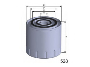 MISFAT Z305 alyvos filtras
1931048, 1902102, 1903629, 1903715