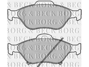 BORG & BECK BBP1999 stabdžių trinkelių rinkinys, diskinis stabdys 
 Techninės priežiūros dalys -> Papildomas remontas
044650D050, 044650D050000, 04465-YZZDS
