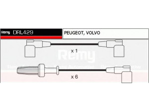 DELCO REMY DRL429 uždegimo laido komplektas 
 Kibirkšties / kaitinamasis uždegimas -> Uždegimo laidai/jungtys
5967C1, 1274779-6, 270525-9