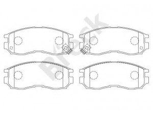 BRECK 21647 00 701 10 stabdžių trinkelių rinkinys, diskinis stabdys 
 Techninės priežiūros dalys -> Papildomas remontas
MB699174, MB699266, MB858375, MB858583