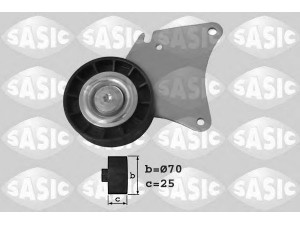 SASIC 1620025 kreipiantysis skriemulys, V formos rumbuotas diržas 
 Diržinė pavara -> V formos rumbuotas diržas/komplektas -> Laisvasis/kreipiamasis skriemulys
575137, 575137