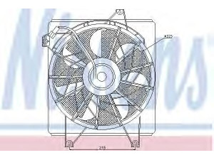 NISSENS 85622 ventiliatorius, radiatoriaus 
 Aušinimo sistema -> Oro aušinimas
25231-29000, 25350-29000, 25380-29000