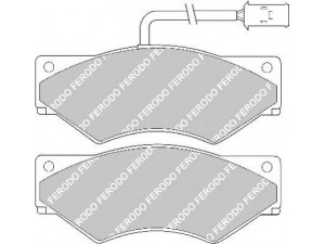 FERODO FVR852 stabdžių trinkelių rinkinys, diskinis stabdys 
 Techninės priežiūros dalys -> Papildomas remontas
1906183