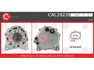 CASCO CAL20228GS kintamosios srovės generatorius
07L903051C, 07L903051CX, LR1190943