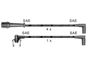 BBT ZK1542 uždegimo laido komplektas 
 Kibirkšties / kaitinamasis uždegimas -> Uždegimo laidai/jungtys
95 493 437, 95 495 963
