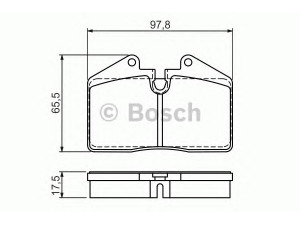 BOSCH 0 986 494 267 stabdžių trinkelių rinkinys, diskinis stabdys 
 Techninės priežiūros dalys -> Papildomas remontas
8A0 698 451 A, 8A0 698 451 B, 8A0698451