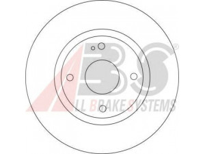 A.B.S. 17091 OE stabdžių diskas 
 Dviratė transporto priemonės -> Stabdžių sistema -> Stabdžių diskai / priedai
BJ1Y-33-25X