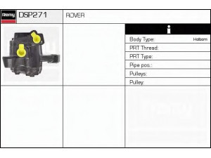 DELCO REMY DSP271 hidraulinis siurblys, vairo sistema 
 Vairavimas -> Vairo pavara/siurblys