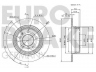 EUROBRAKE 5815201520 stabdžių diskas 
 Stabdžių sistema -> Diskinis stabdys -> Stabdžių diskas
34211156668, 34211162305