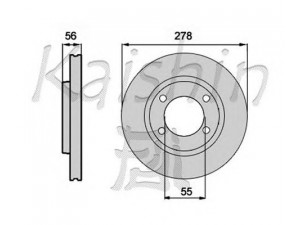 KAISHIN CBR353 stabdžių diskas 
 Stabdžių sistema -> Diskinis stabdys -> Stabdžių diskas
4243102080, 4243102081
