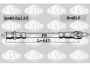 SASIC SBH6351 stabdžių žarnelė 
 Stabdžių sistema -> Stabdžių žarnelės
21213506061