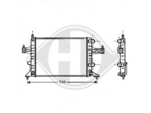 DIEDERICHS 8181305 radiatorius, variklio aušinimas 
 Aušinimo sistema -> Radiatorius/alyvos aušintuvas -> Radiatorius/dalys
09201955, 1300236, 1300250, 24445161