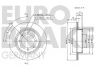 EUROBRAKE 5815204840 stabdžių diskas 
 Dviratė transporto priemonės -> Stabdžių sistema -> Stabdžių diskai / priedai
MB699288, MB699289, MR913846, 30872940